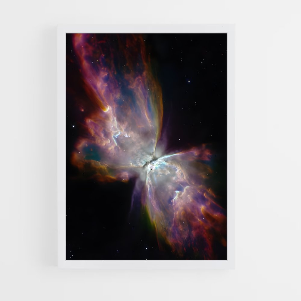 Poster La Nébuleuse Papillon – affiche Nébuleuses (vue 3)